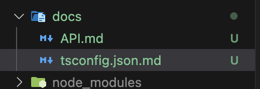 Generated files in project structure